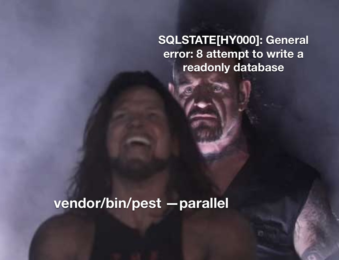 Parallel testing with Pest and SQLite featured image